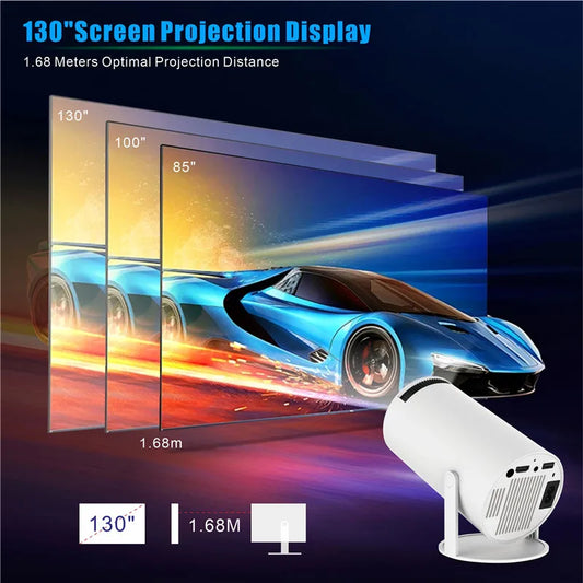 HY300 Pro 4K Projector, Android 11, WiFi6, 260ANSI, Home Cinema