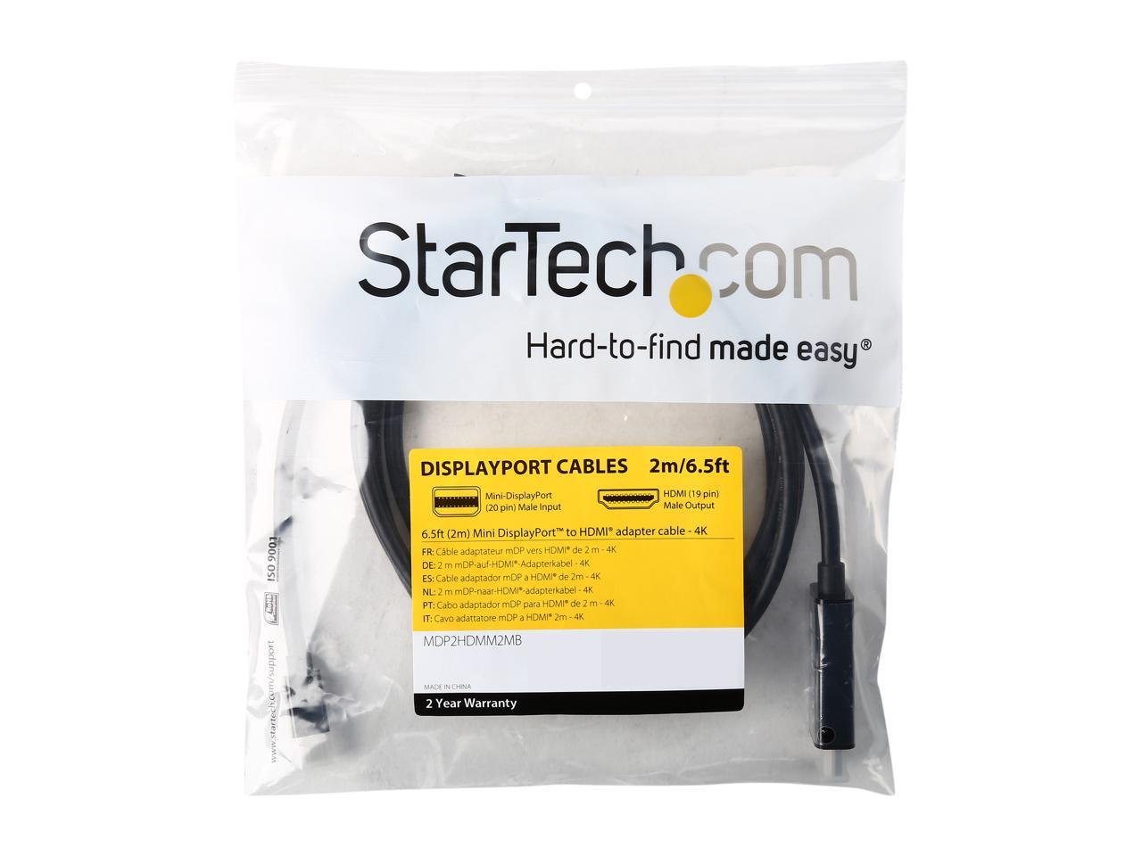 STARTECH CABLE STARTECH MDP2HDMM2MB R
